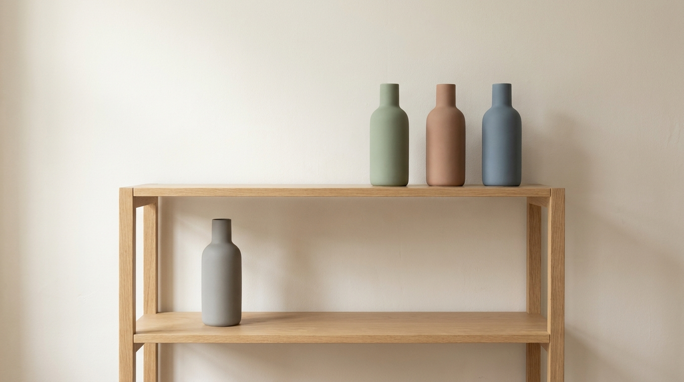 Three differentiated product concepts presented above the original idea